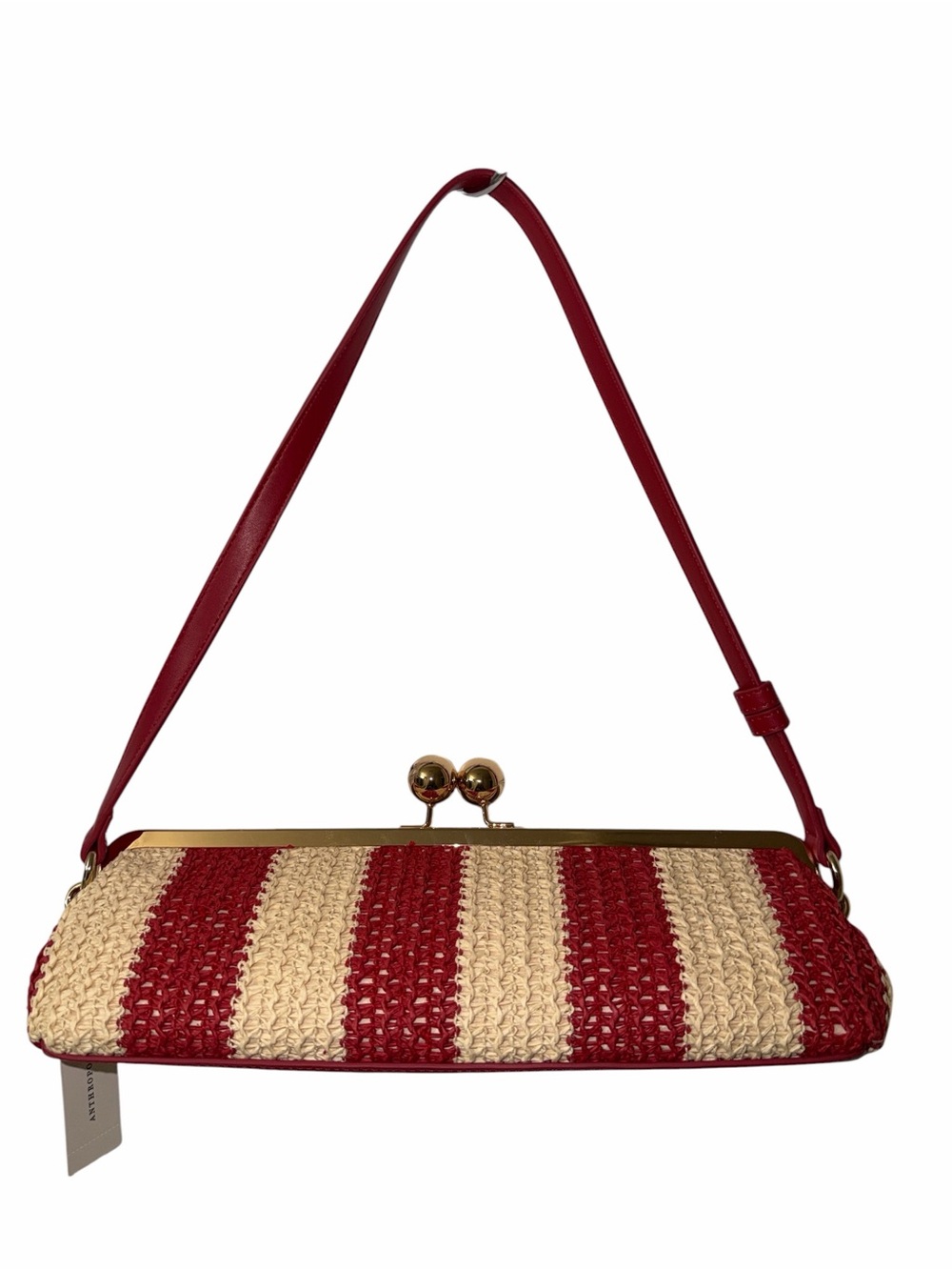 The Wolf Gang Red and Beige Shoulder Bag.NWT - Picture 4 of 14